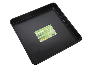 Garland Value Square Garden Tray Black 59 x 59 x 7cm