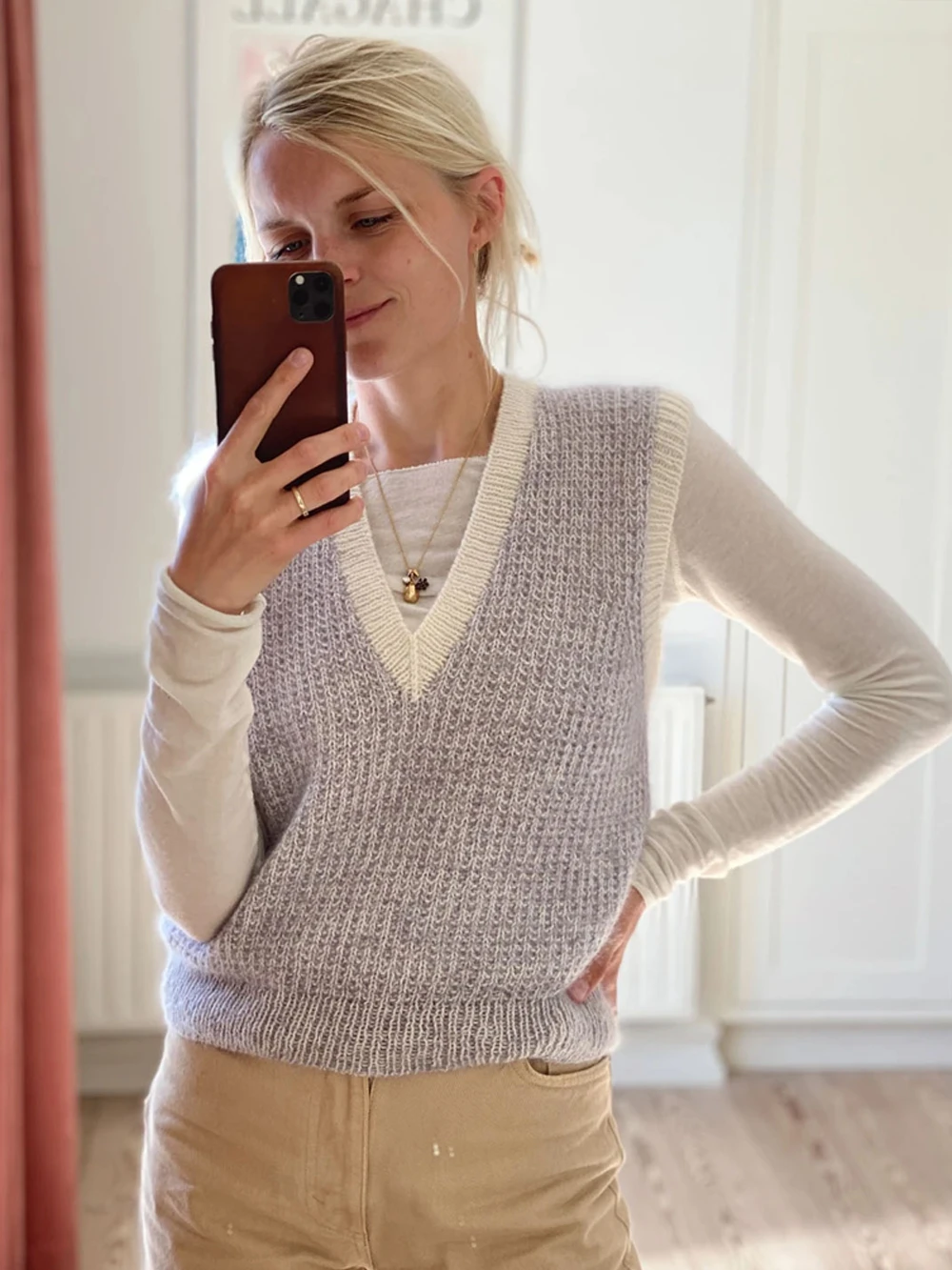 PetiteKnit Friday Slipover V-neck - 3