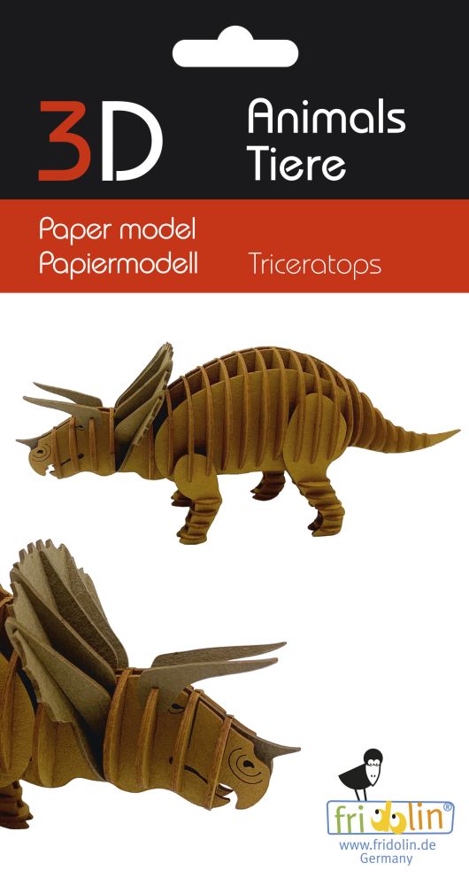 3D-pappersmodell, Triceratops