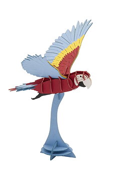 3D-pappersmodell, Flygande Ara