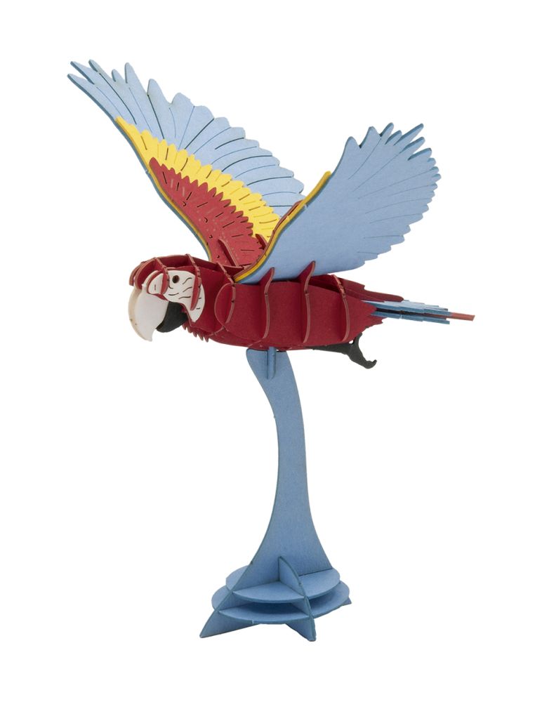 3D-pappersmodell, Flygande Ara - 3