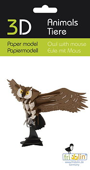 3D-pappersmodell, Uggla med mus