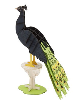 3D-pappersmodell, Påfågel 2