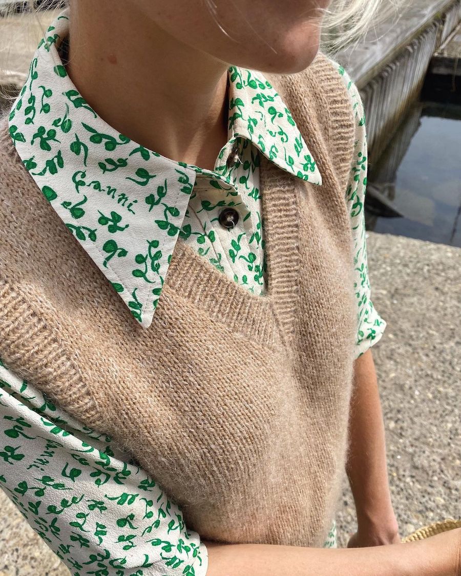 PetiteKnit Stockholm Slipover V-neck - 6