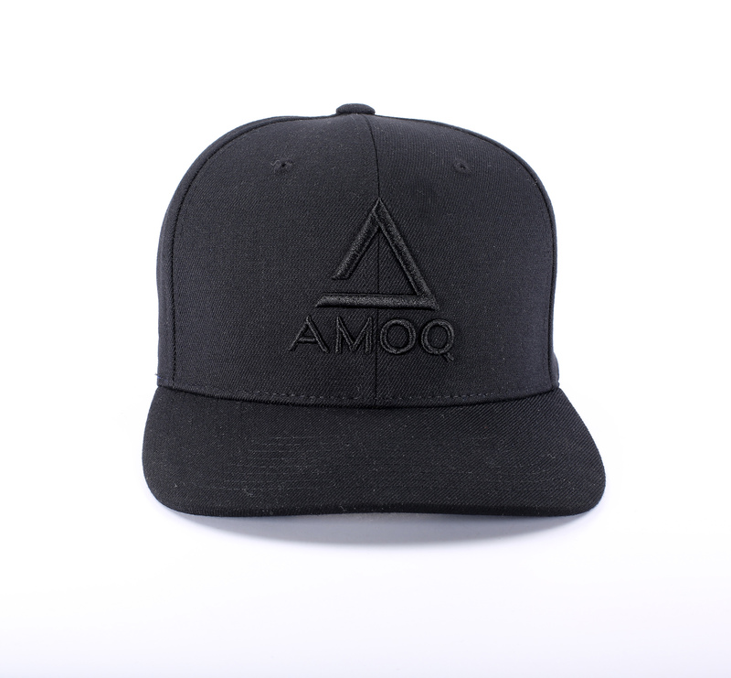 AMOQ Original Snapback Cap - Blackout