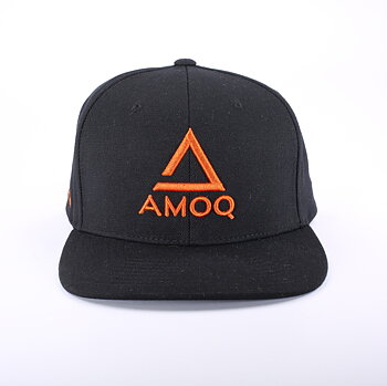 AMOQ Original Snapback Cap - Black / Orange