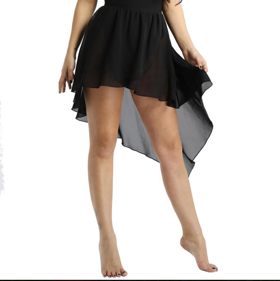 Flikdanskjol - svart - 4