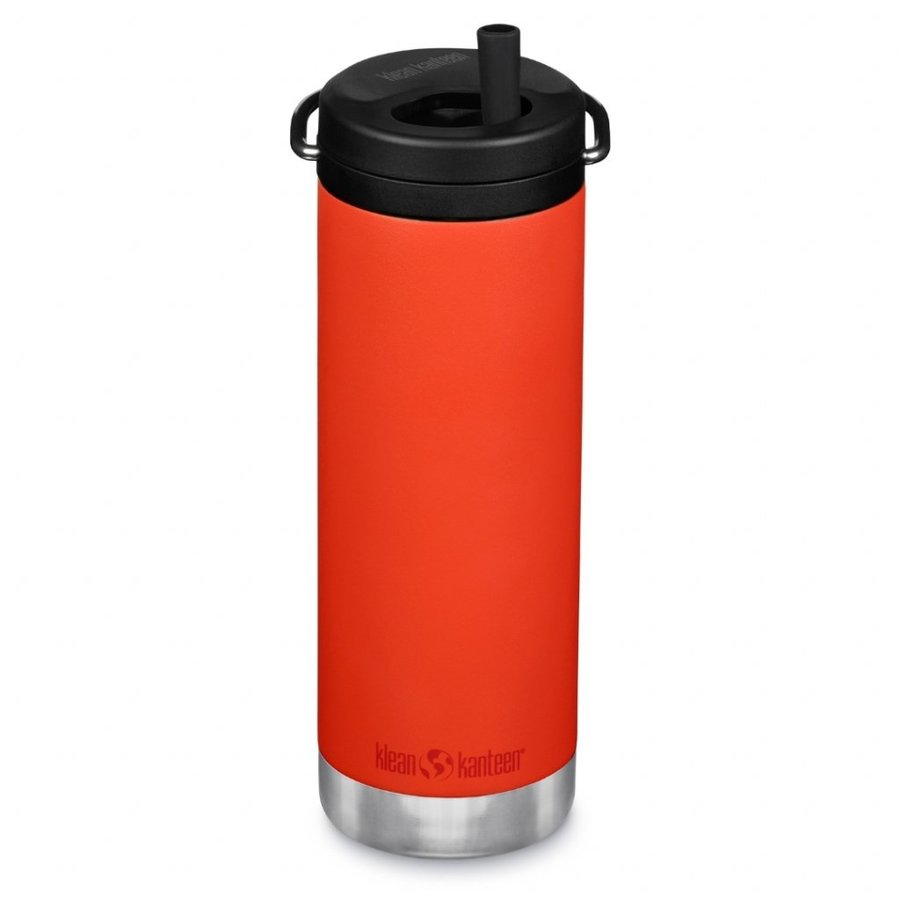 Klean Kanteen TKWide, isolerad flaska med Twist Cap 473ml Tiger Lily