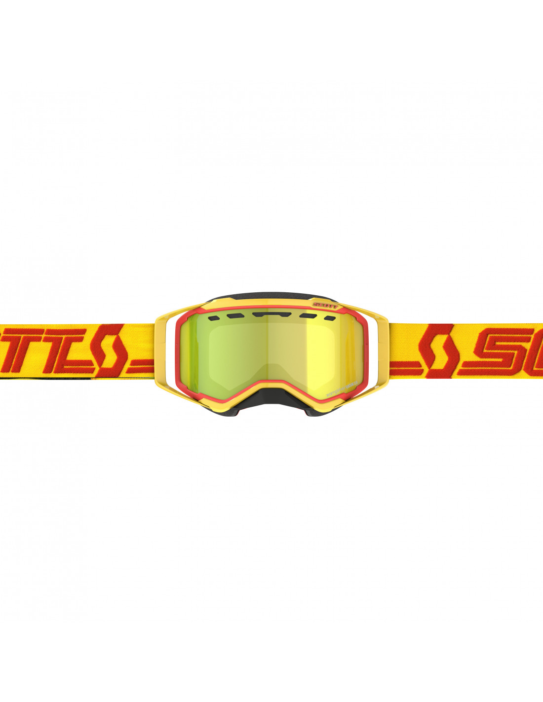 SCOTT Prospect Snow Cross Goggle - Yellow / Red / AMP Yellow Chrome S2 - 3