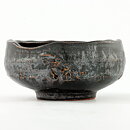 Isak Isaksson (2000s) Unique Chawan Bowl with Black Glaze 11 cm #35