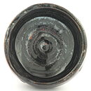Isak Isaksson (2000s) Unique Chawan Bowl with Black Glaze 11 cm #35
