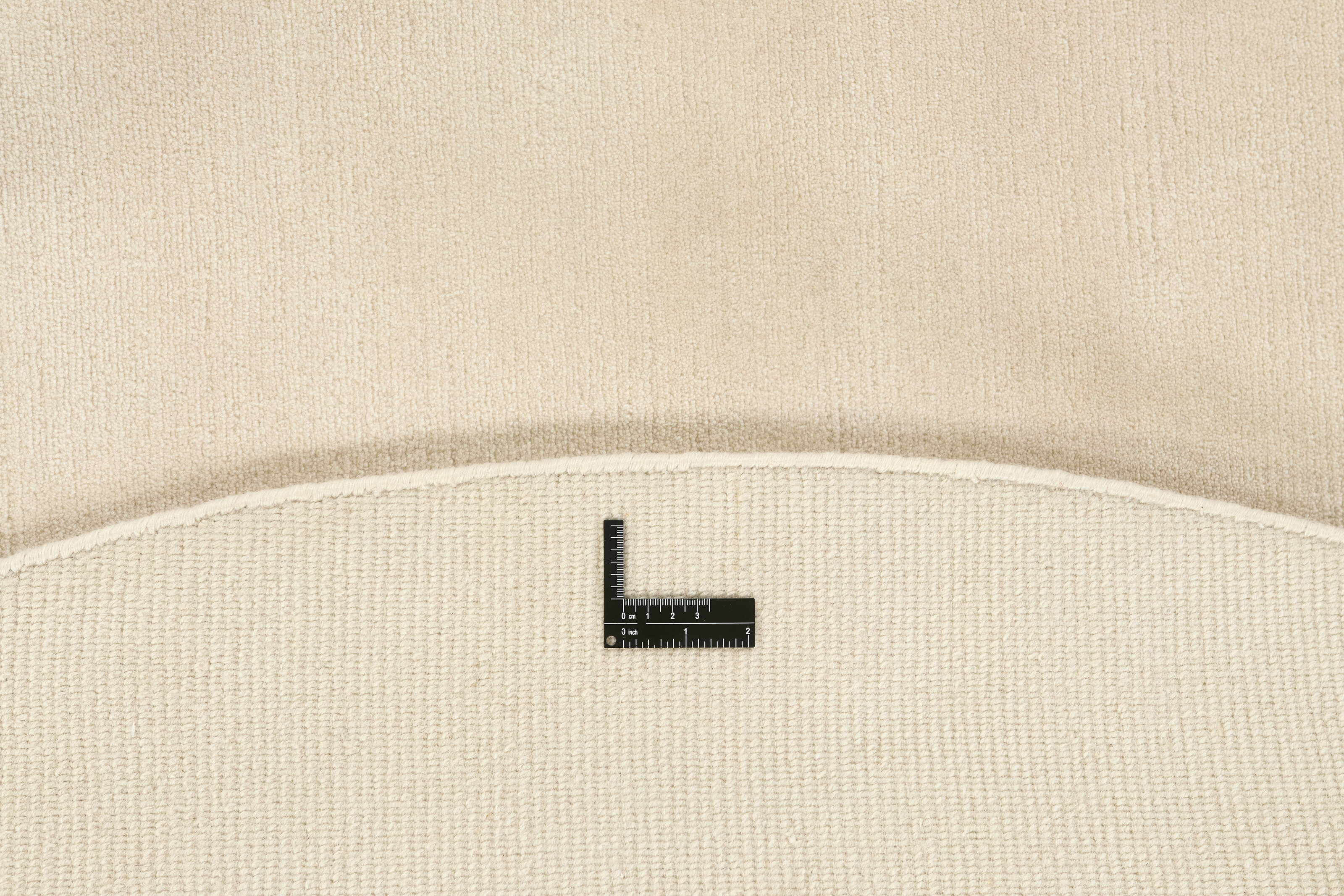 Northern Light Wool Sand Rund  - 2