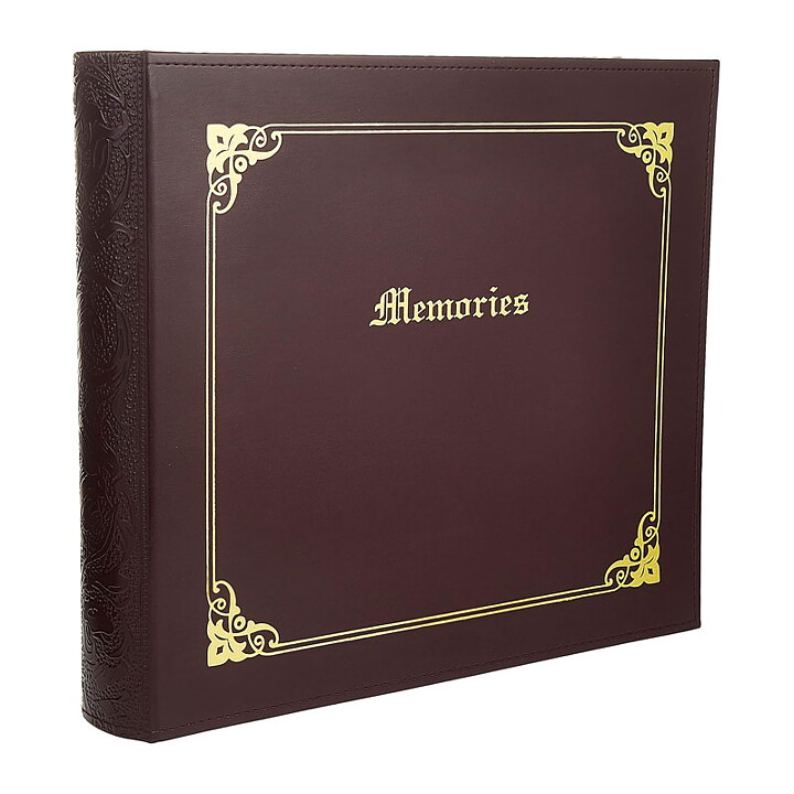 Pioneer 12x12 Memory Album  Italian Style 3 Ring Cover - Burgundy