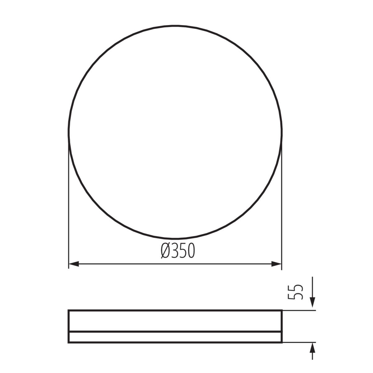 KANLUX Plafond 35W IPER IP65 IK10 4000K Rund - 3