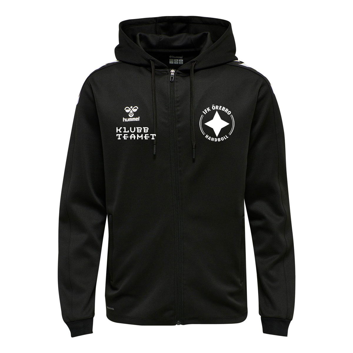 Hummel Poly Zip Hood Jr (IFK Örebro Handboll)