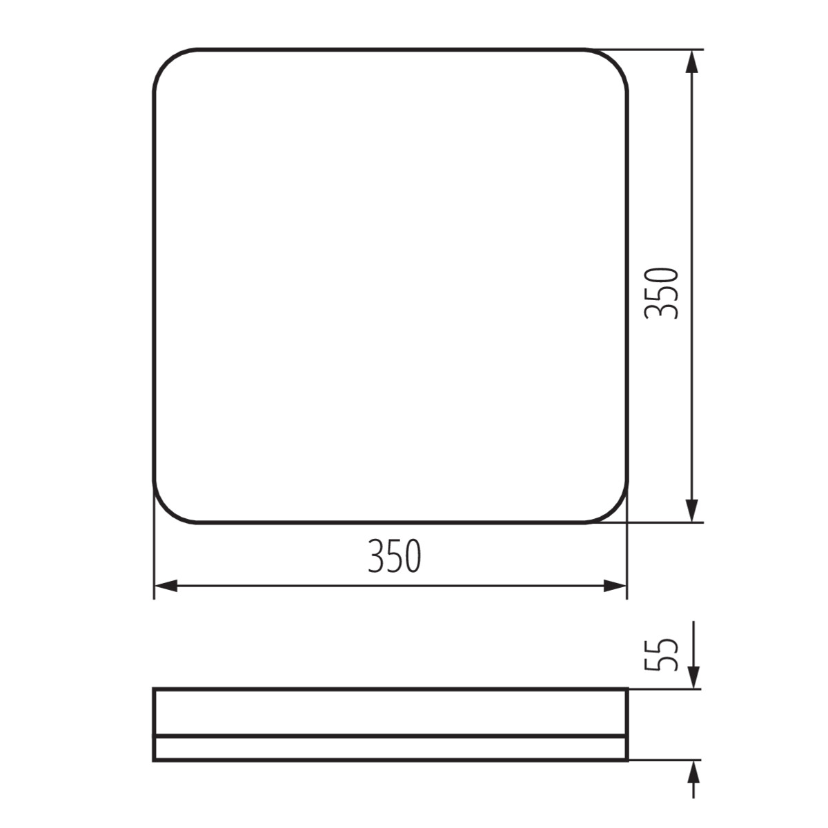 KANLUX Plafond 35W IPER IP65 IK10 4000K Kvadrat - 3