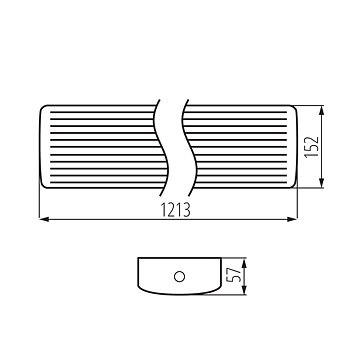 KANLUX Industriarmatur MEBA 40W 4000K IP54 1,2m