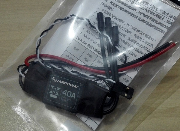 Fartreglage HOBBYWING X-Rotor 40A Speed Control for Multicopters XRotor-40A