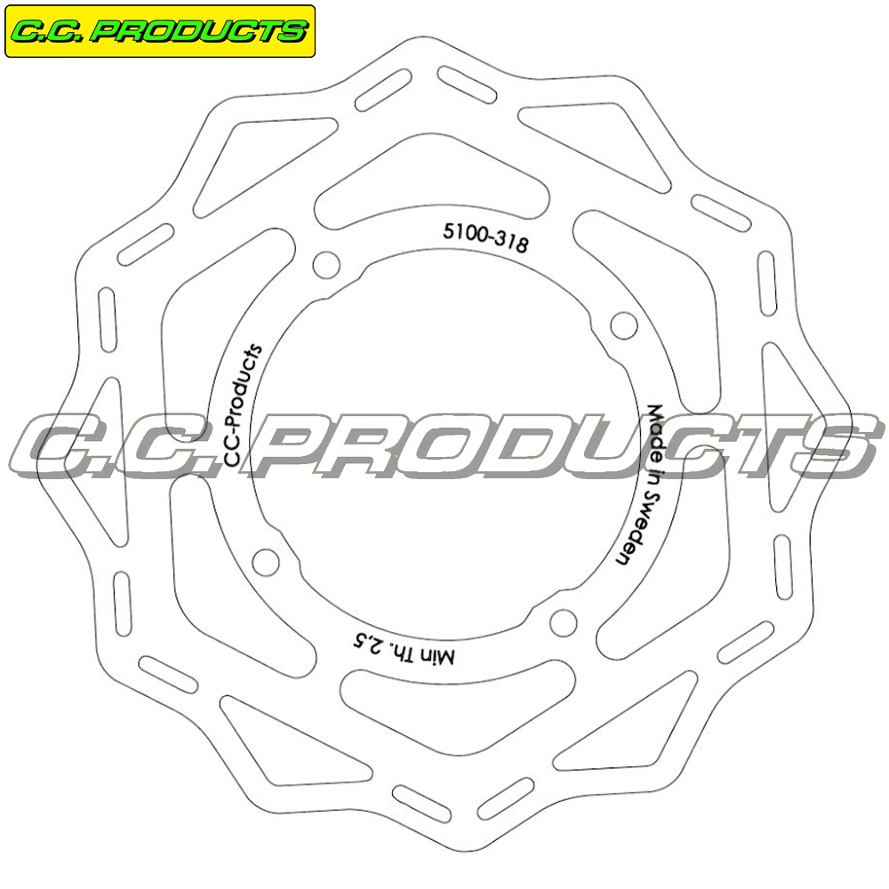 Bromsskiva Fram KTM - 198 mm