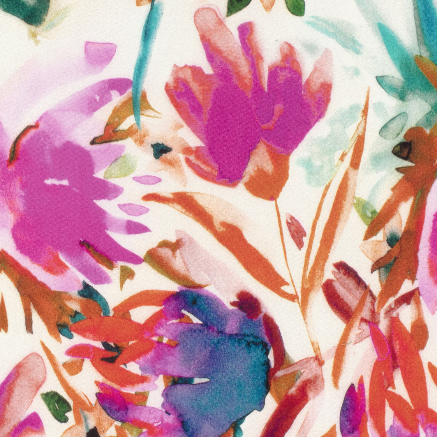 VISCOSE POPLIN - COLORFUL FLORALS - 2