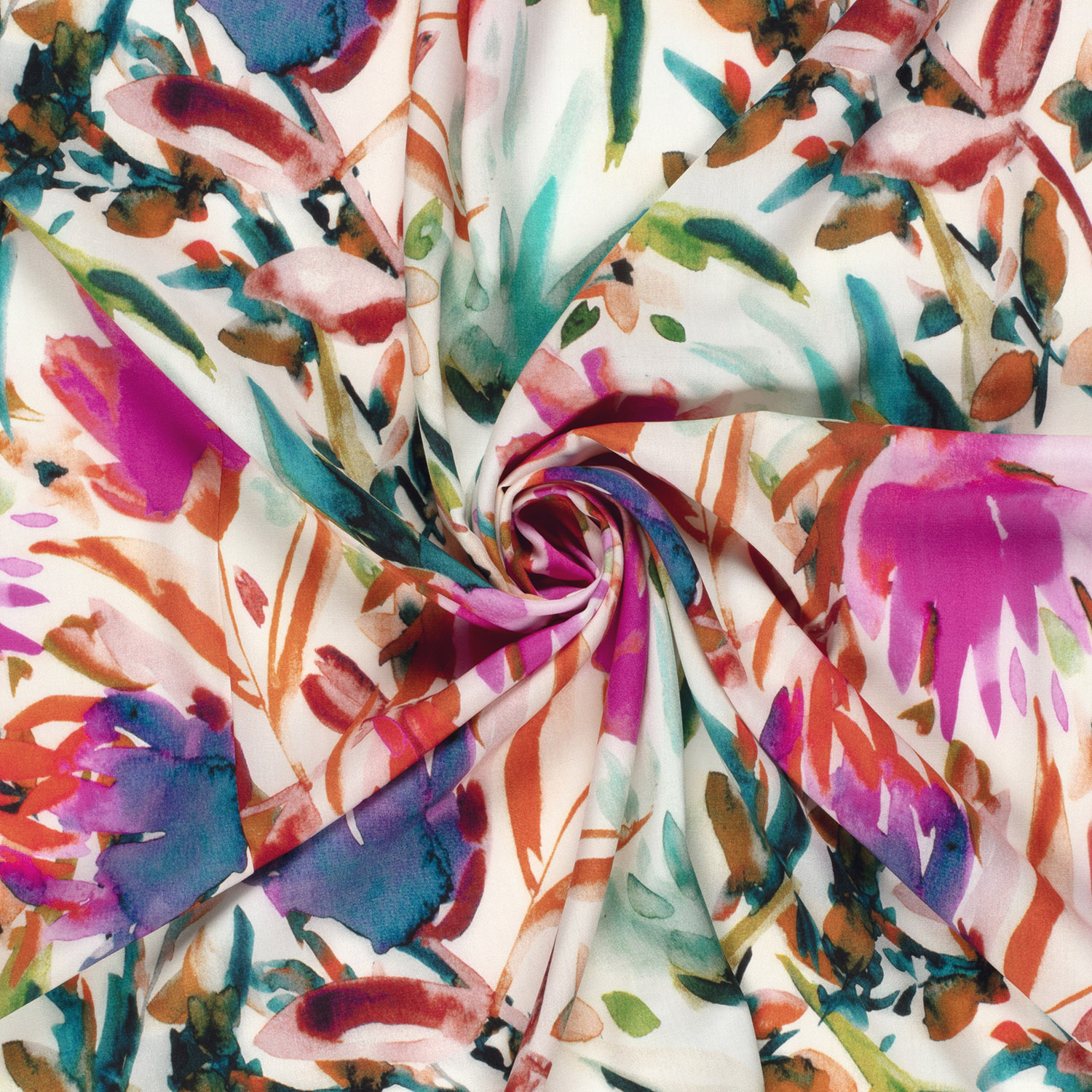 VISCOSE POPLIN - COLORFUL FLORALS - 3