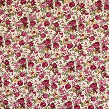COTTON POPLIN - SWEET FLORALS WHITE