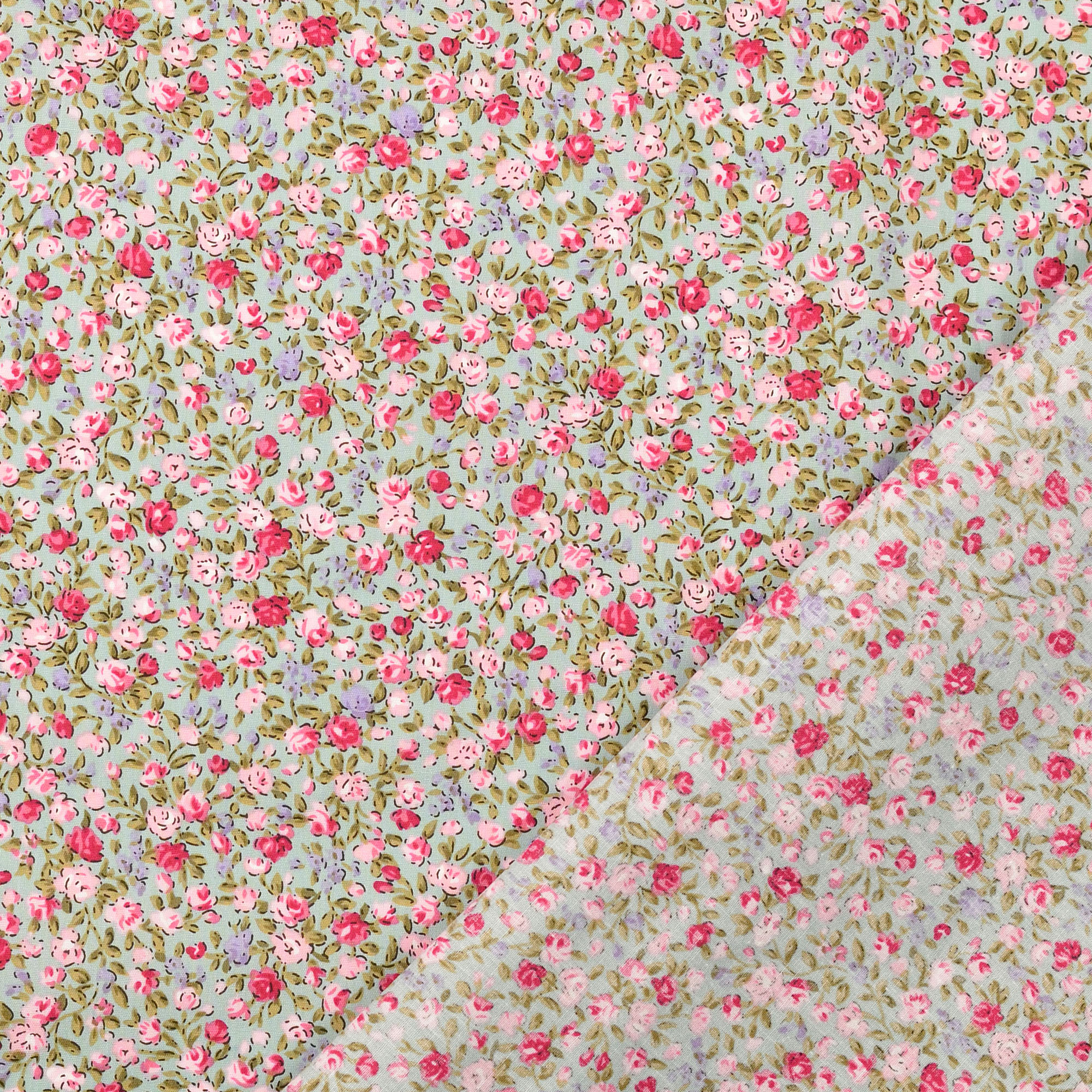 COTTON POPLIN - MINI FLOWER - 4