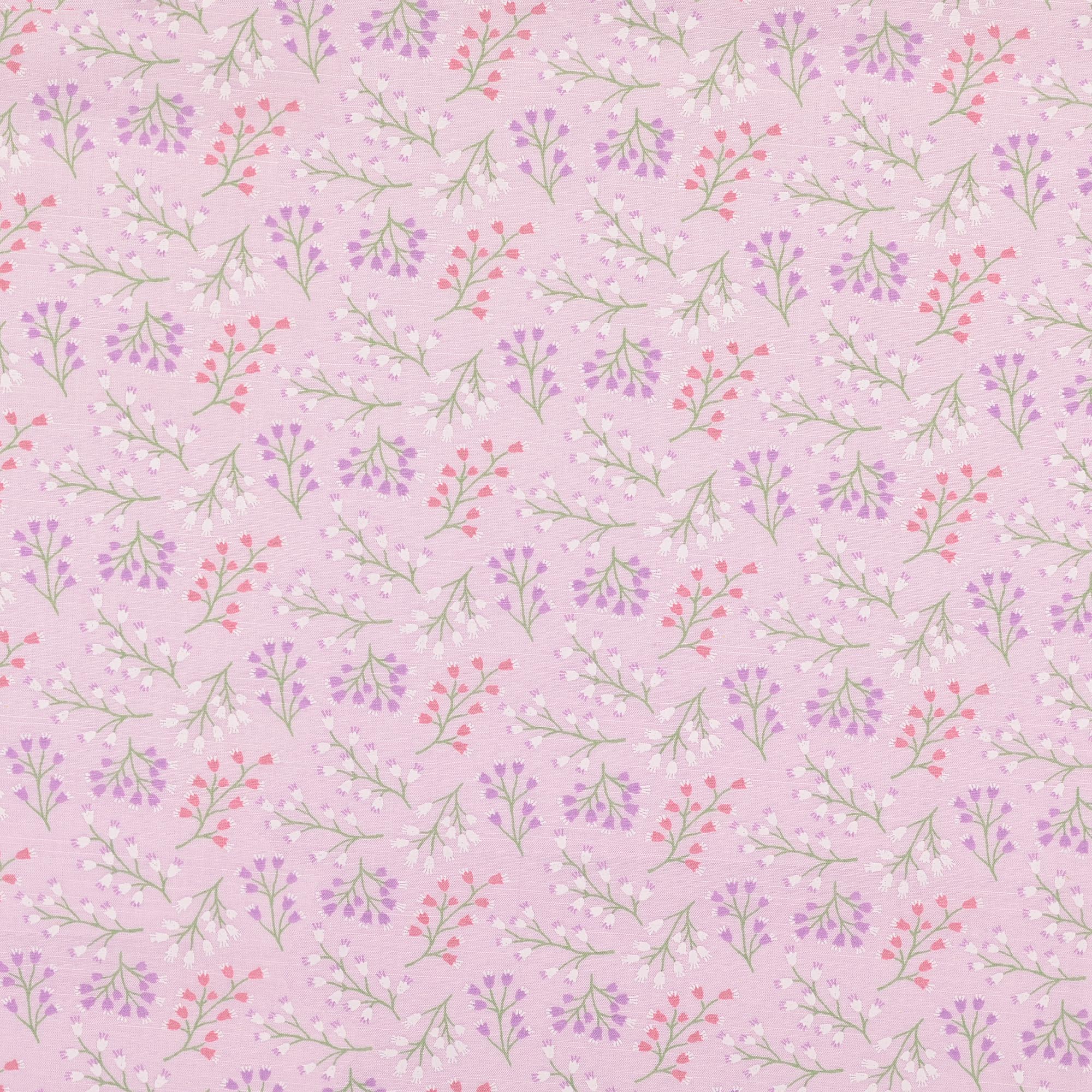 COTTON SLUB - FLORALS PURPLE - 2