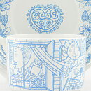 Stig Lindberg (Boro 1960) Teacup with Blue Decor 11 cm (4)