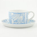 Stig Lindberg (Boro 1960) Teacup with Blue Decor 11 cm (4)