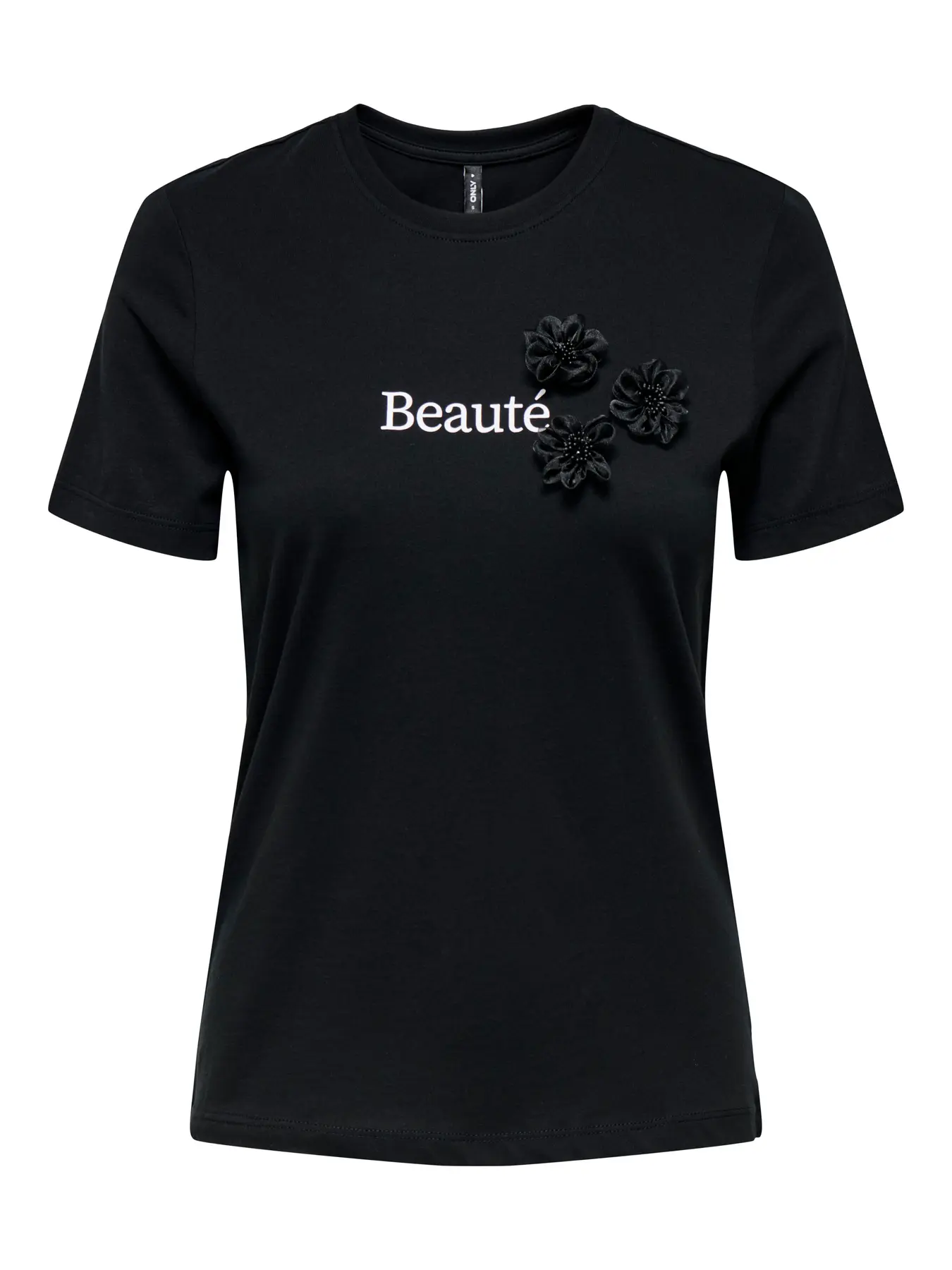 Only - Blossom Tshirt Svart