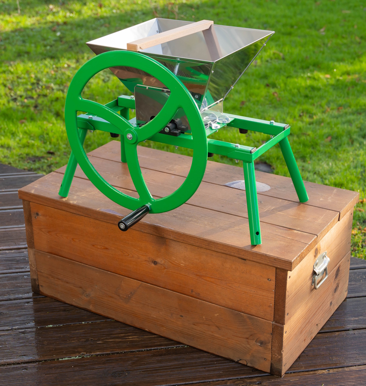 Handmatige fruitmolen Hobby 9 met steunpoten - 6