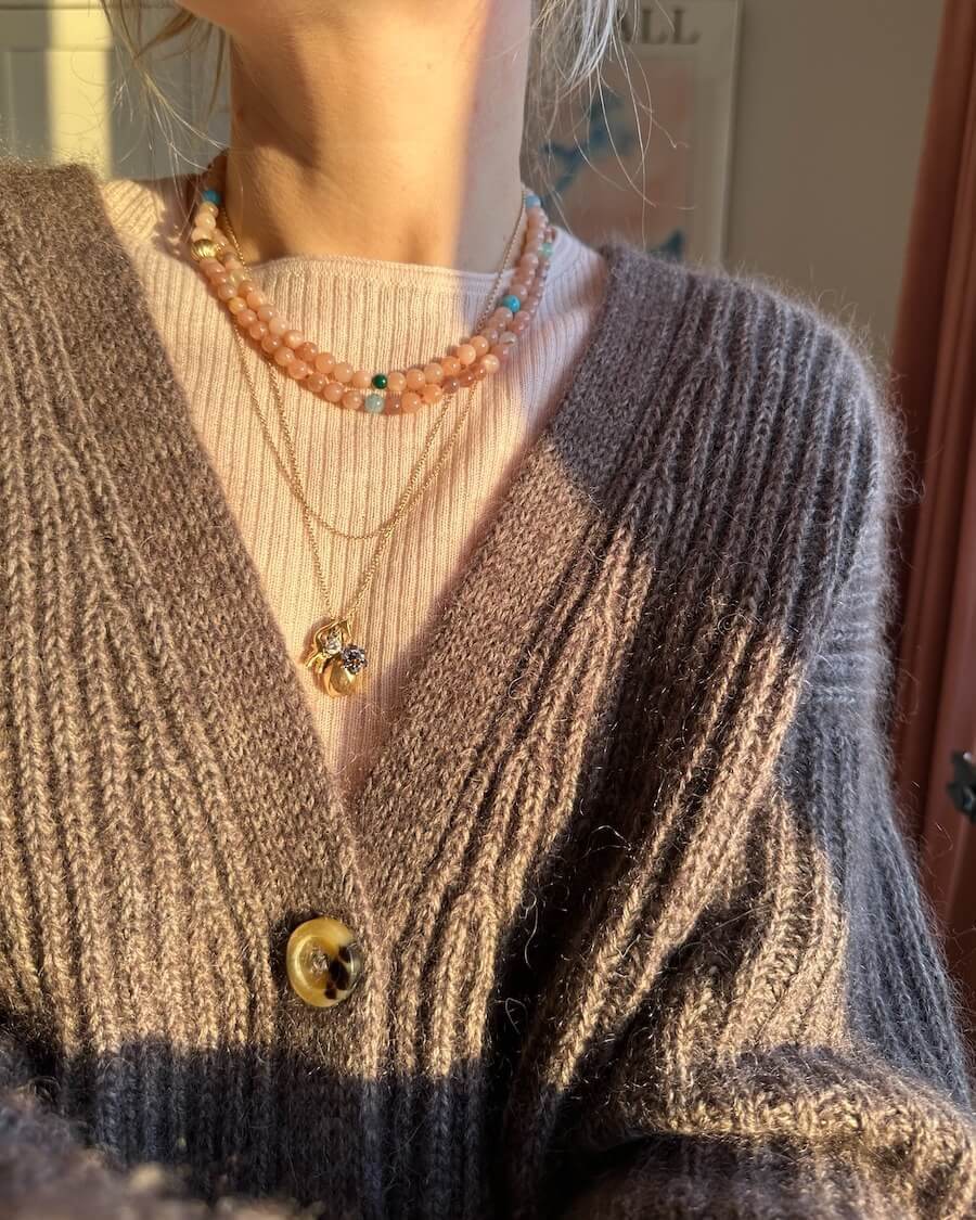PetiteKnit Agnete Cardigan (19 m patent st 3) - 4