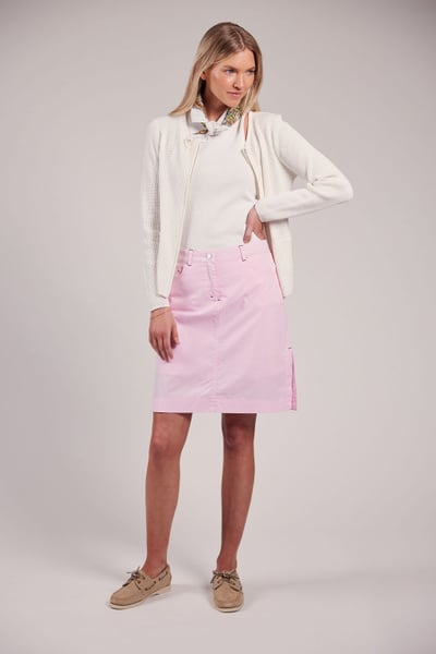 Classic Midi Skort - Light Pink - Sebago  - 3