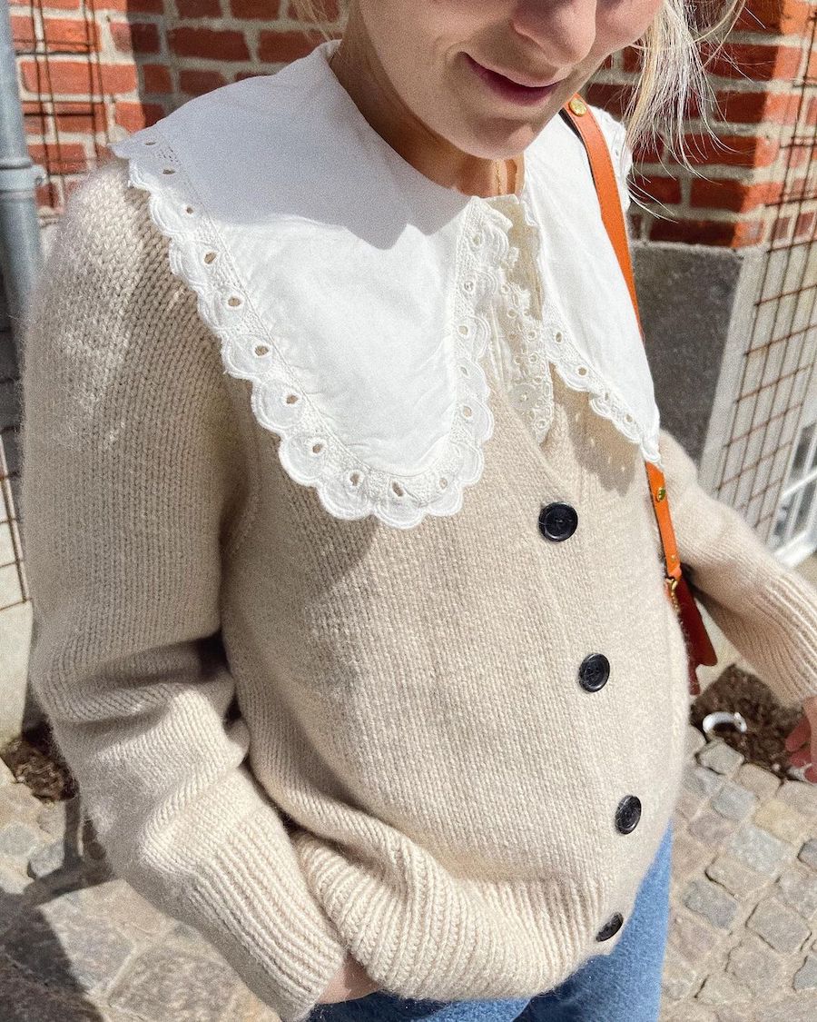 PetiteKnit Champagne Cardigan (18 m st 4,5) - 4