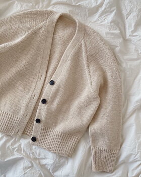 PetiteKnit Champagne Cardigan (18 m st 4,5)