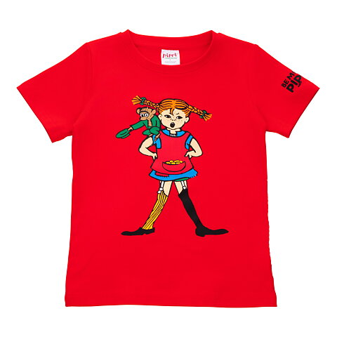 Pippi and Nilsson t-shirt red