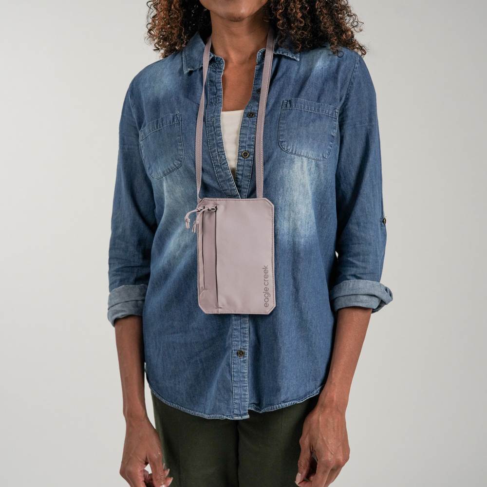 Nackplånbok - EAGLE CREEK Undercover RFID Neck Wallet Orchid - 6