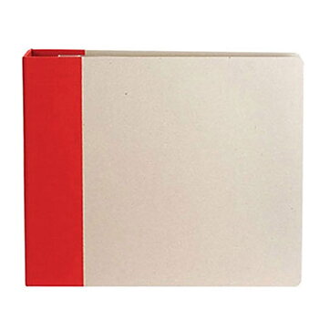 American Craft 12x12 D-ring Modern Album  - Red