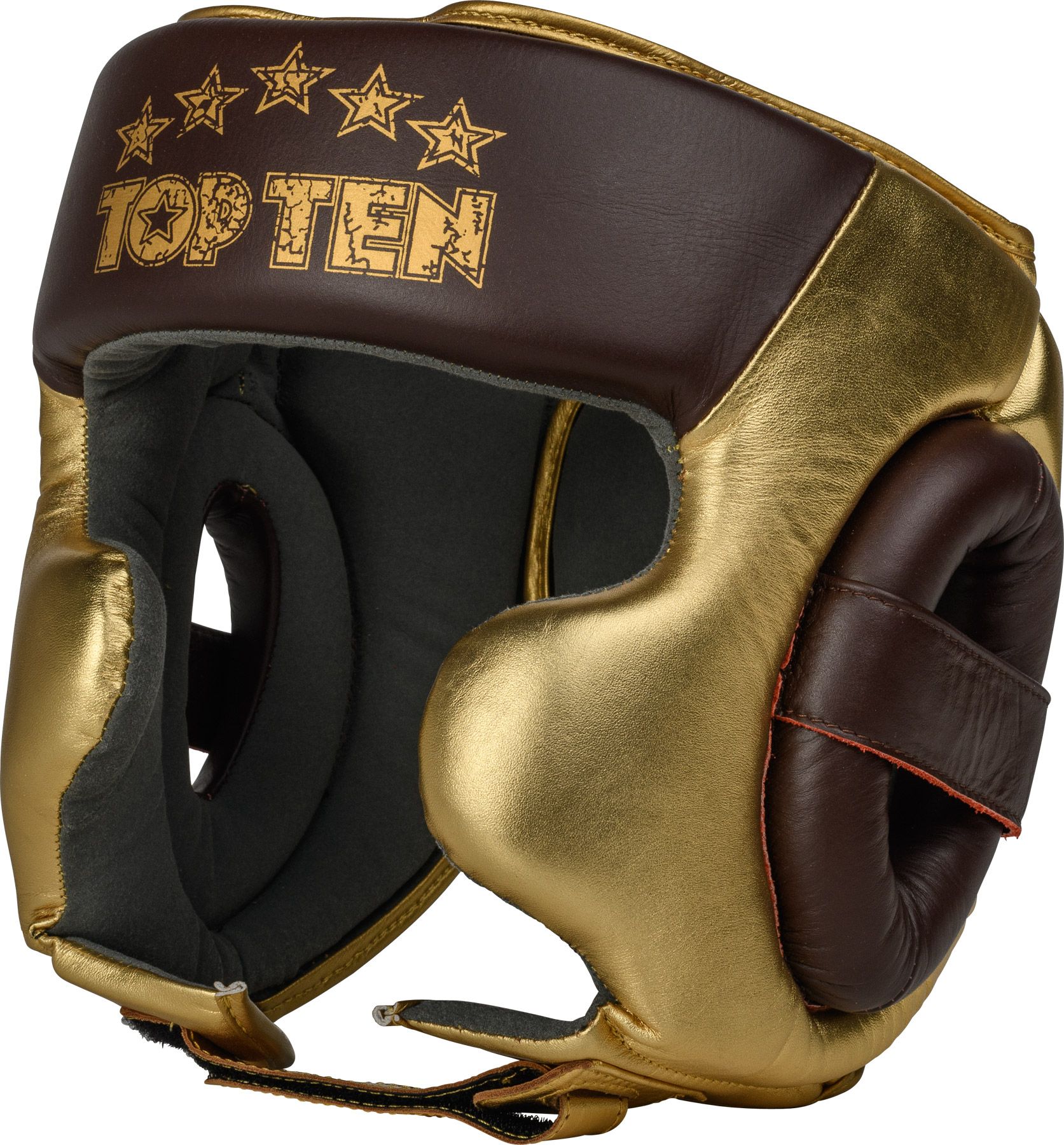 Topten Headguard Prestige Brown/Gold - 4