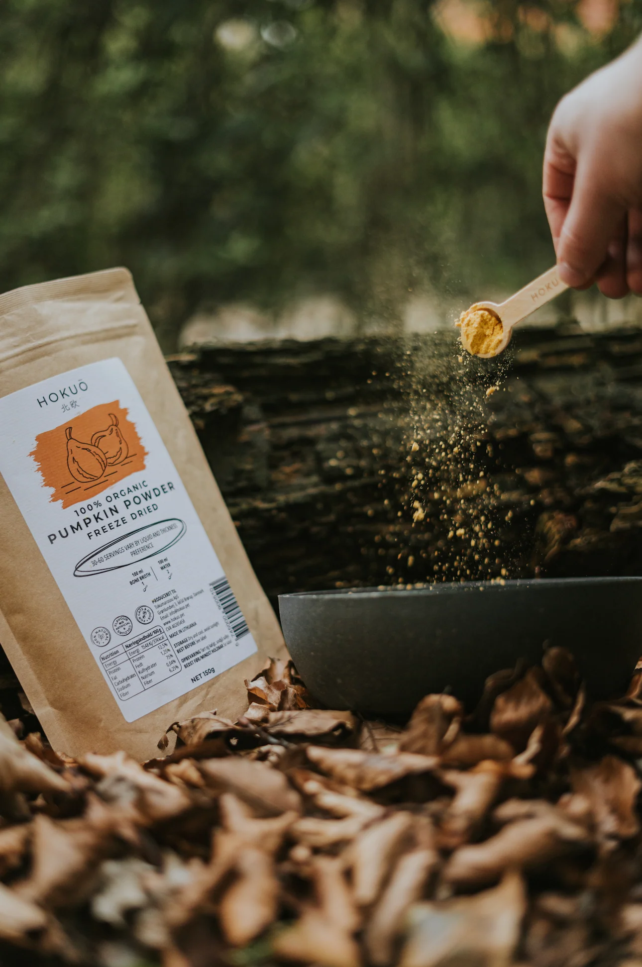 Hokuō Organic Pumpkin Powder 150 g - 2