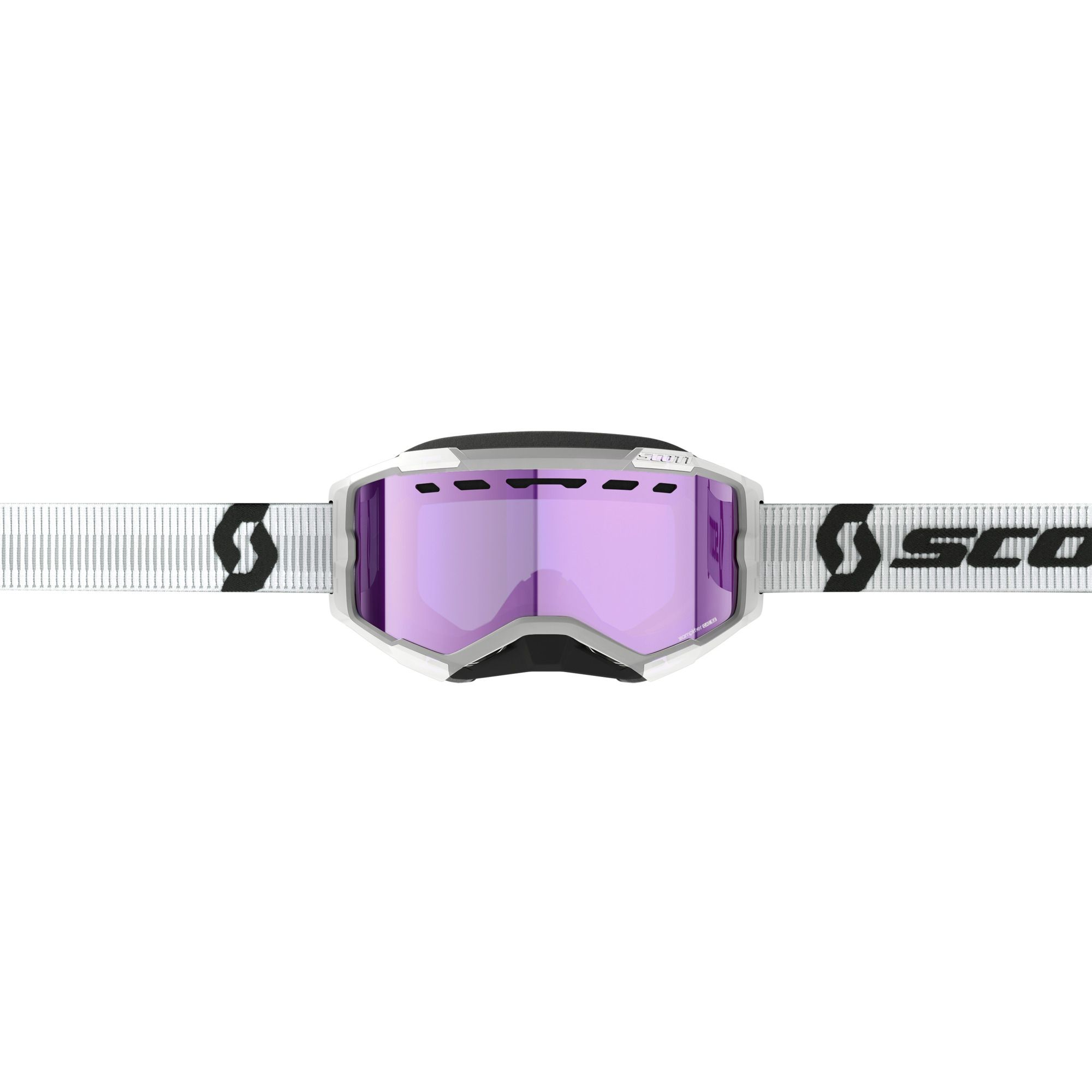 SCOTT&nbsp;Goggle&nbsp;Fury&nbsp;Snow&nbsp;Cross - White - Enhancer Purple Chrome  - 2