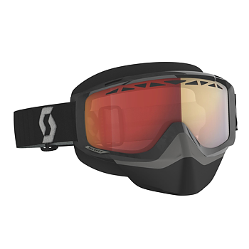SCOTT&nbsp;Goggle&nbsp;Split&nbsp;OTG&nbsp;Snow&nbsp;Cross&nbsp;LS - Black / Grey - AMP LS Red Chrome S2-3