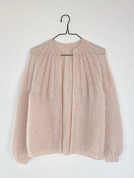 PetiteKnit Sunday Cardigan Mohair ed (14 m st 7)