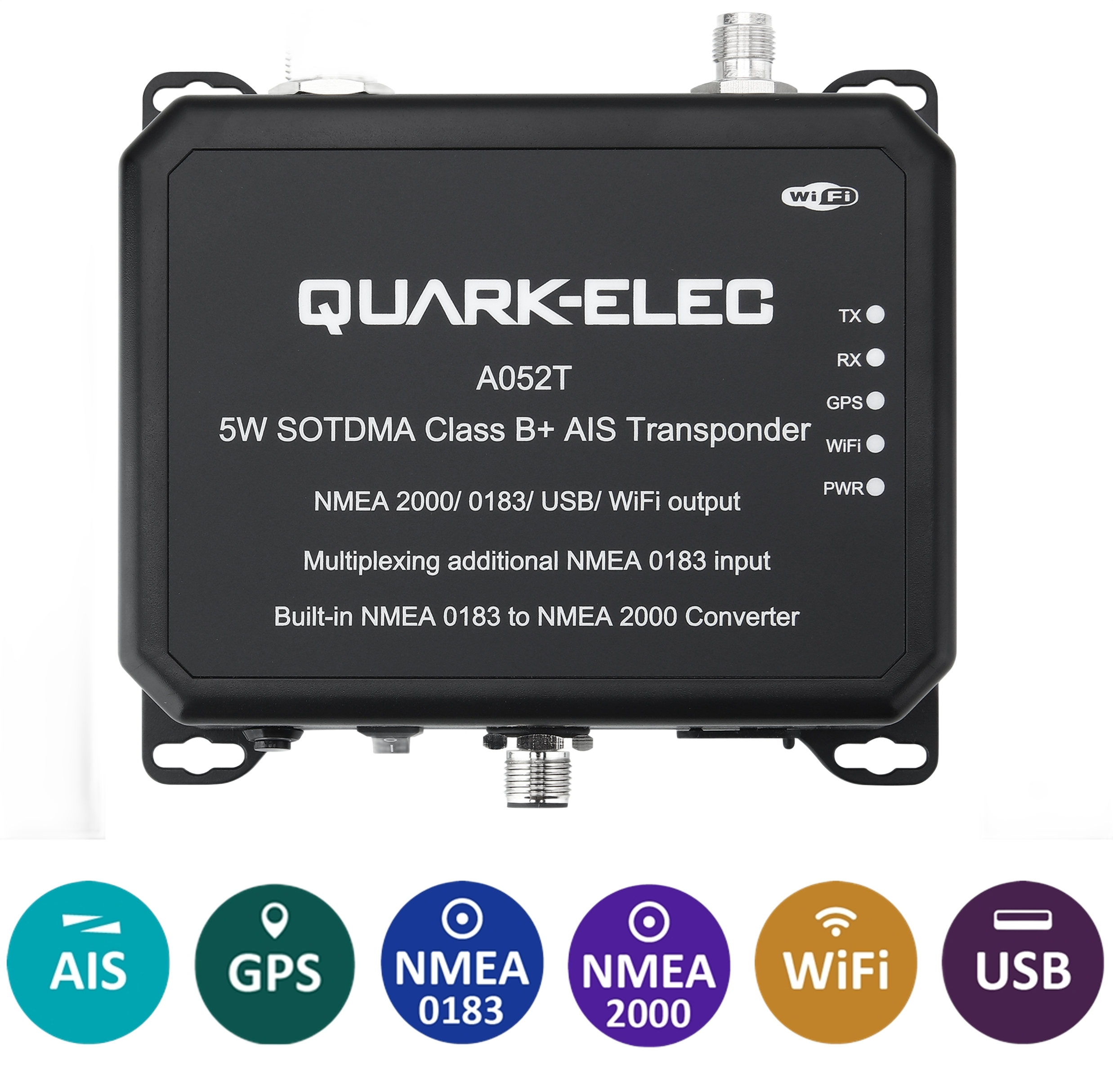 QK-A052T Wifi AIS Transponder  N2K-WiFi-NMEA0183-USB - 6