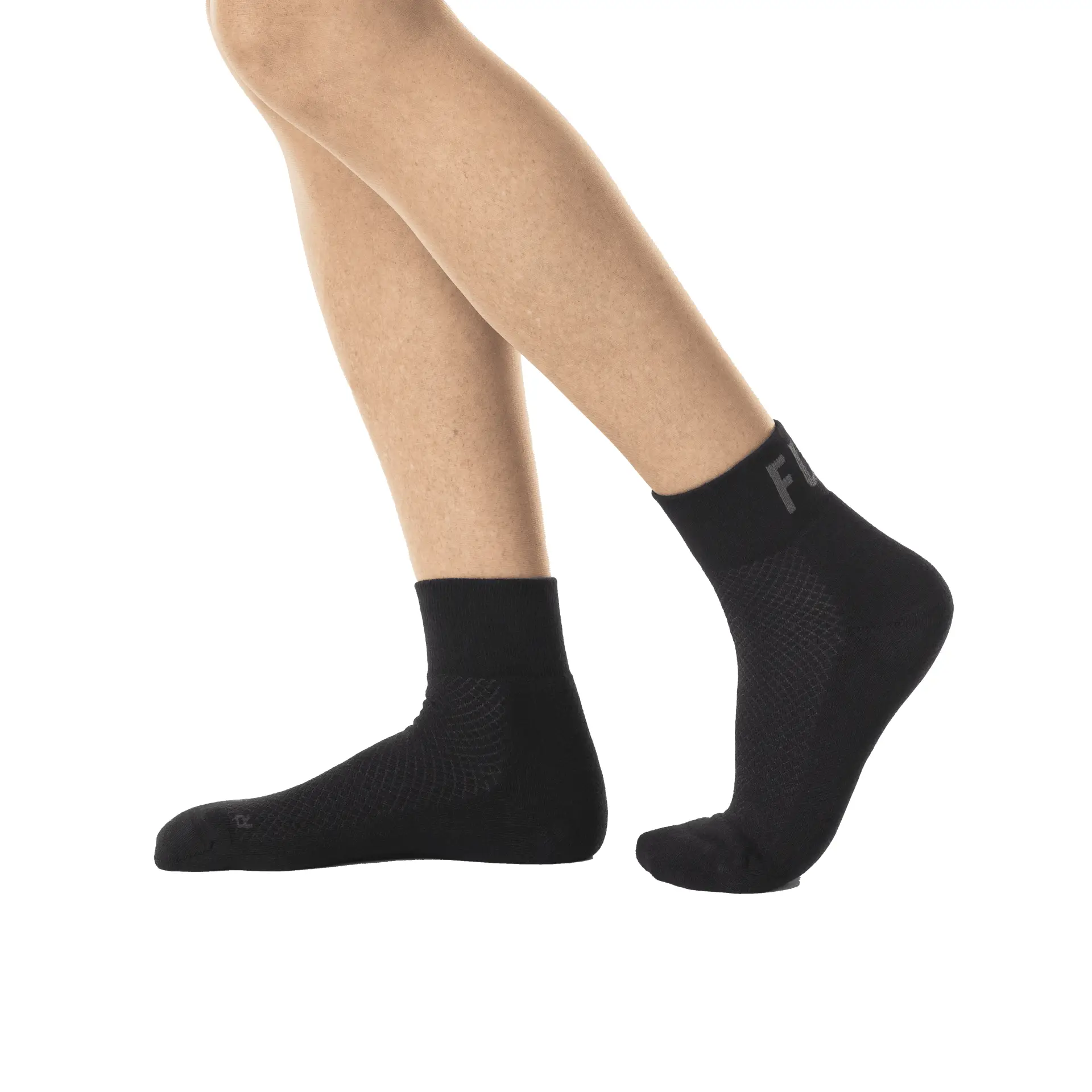 Urheilusukat leveällä varvaslaatikolla – Funq Wear WIDE+ Quarter - 4