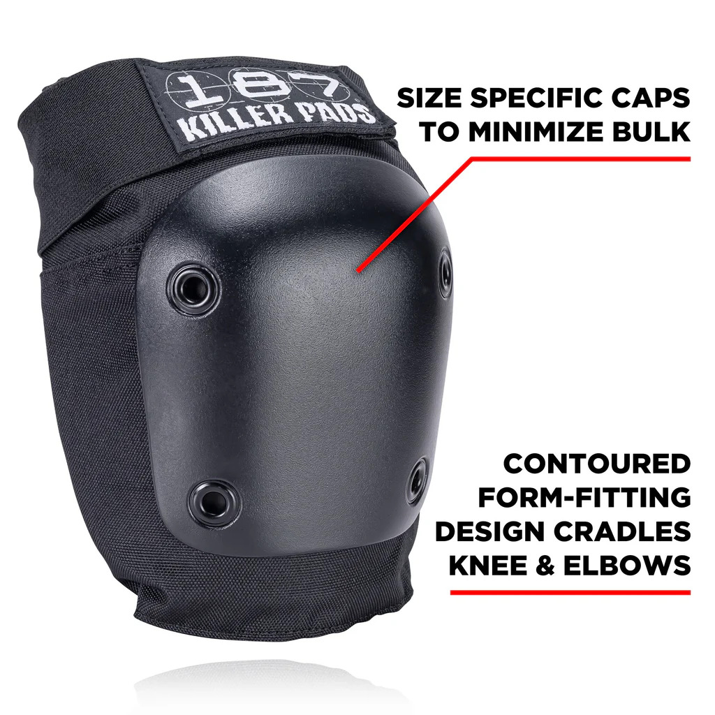 187 Killer Pads Combo Pack Knä & Armbågsskydd Black - 2