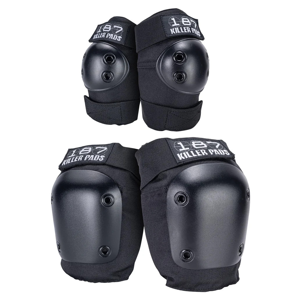 187 Killer Pads Combo Pack Knä & Armbågsskydd Black