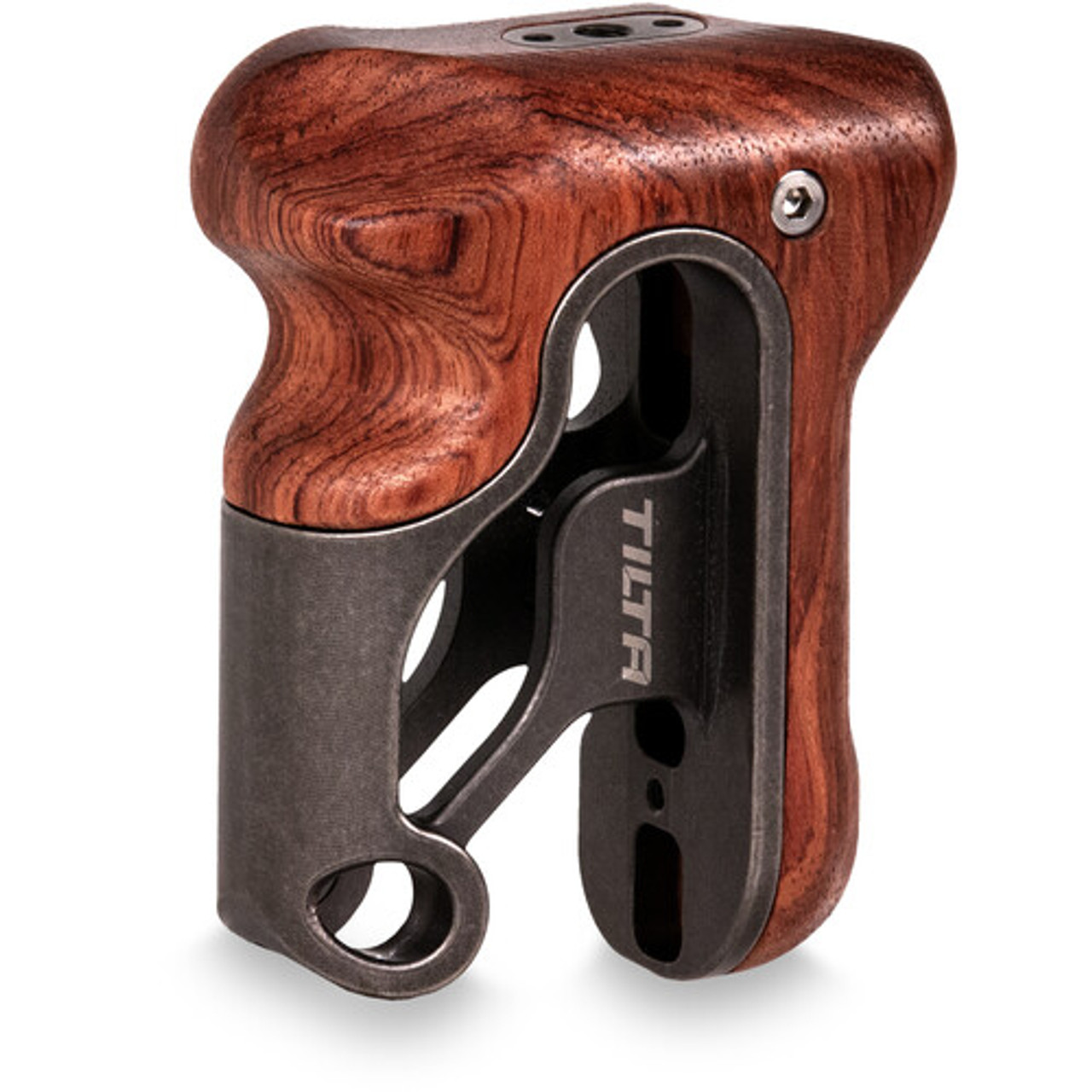Tilta Tiltaing Left Side Wooden Handle - Tactical Gray - 2