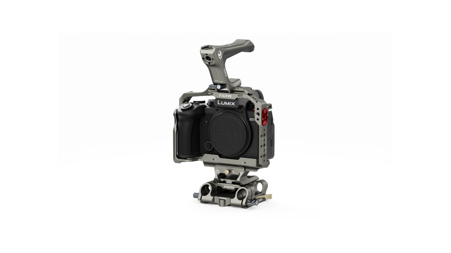 Tilta Camera Cage for Panasonic S5 II/IIX Basic Kit - Titanium Gray - 3